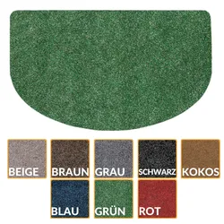 Fußabtreter Schmutzfangmatte Fußmatte Sauberlaufmatte Fußabstreifer Eingang POET Mehrfarbig - Grün, 45 x 75 cm