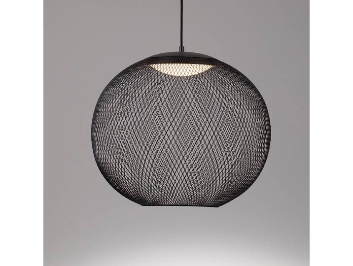Suspension Kinetic Ø 50cm Noir/Noir Aluminium LED non-remplaçables Module LED