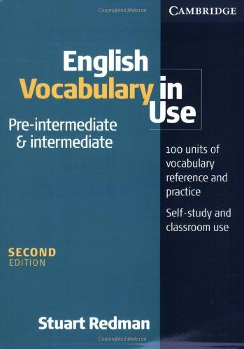 Stuart Redman - English Vocabulary in Use Pre-intermediate and Intermediate - Preis vom 09.10.2026 07:28:09 h