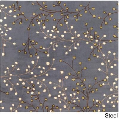 Livabliss Sakura Handmade Transitional Floral Wool Area Rug