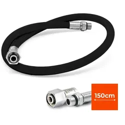 Miflex Extreme MD-Schlauch 1/2 - 150 cm - Schwarz