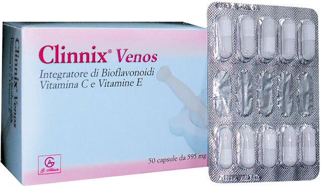ABBATE A&V PHARMA Srl Sanoclin Venos 48 Capsule - Integratore per Gambe Leggere e Microcircolazione