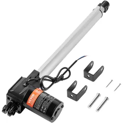 VEVOR 6000N Linear Actuator DC 12V Linearantrieb IP44 Elektrischer Linearmotor 350mm Hublänge Geräuschpegel ≤50dB Elektrische Türöffner 5mm/s Fahrgeschwindigkeit Lineartechnik Verstellantrieb