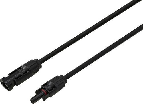 TRU COMPONENTS TC-13805748 Solarkabel Verlängerung 6.0mm² 30A Kabellänge 2m