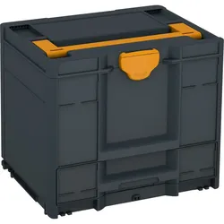 Tanos systainer3 Combi M 337 anthrazit (RAL 7016), Verschluss narzissengelb (RAL 1007), Griff narzissengelb (RAL 1007) - 83550048.90