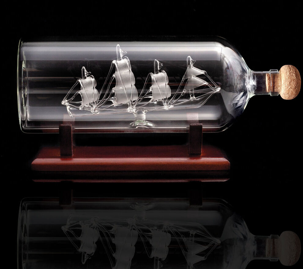 Bar Originale Ship in a Bottle 1L Decanter Clear 1L