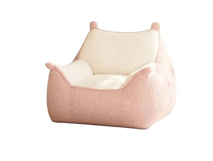 Xumh2024-3 Sitzsack Sitzsack-Stuhl, Einzelliege, Bodensitz for Lounge-Bereiche for Sitzen und Liegen(Pink)