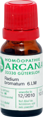 ARCANA Dr. Sewerin GmbH & Co.KG RADIUM bromatum LM 6 Dilution 10 ml 02603501