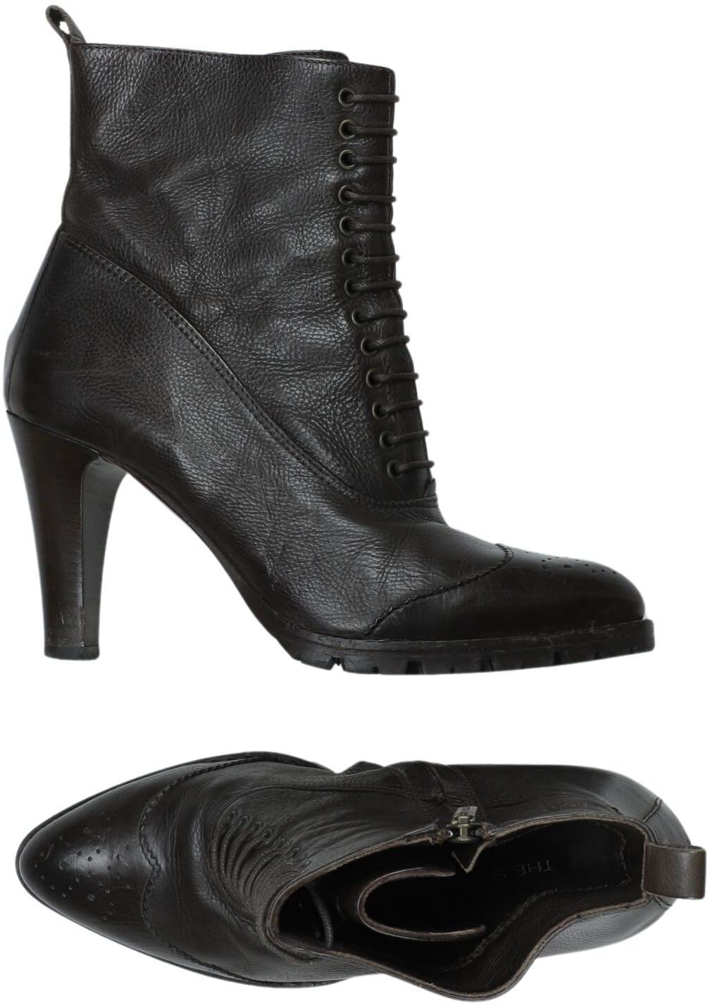 The Seller Damen Stiefelette, Schwarz, Gr. EU 37, Leder - Second Hand