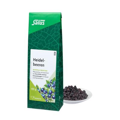 Heidelbeeren Arzneitee Myrtilli fructus Bio Salus 100 g Tee