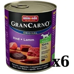 Animonda Dog GranCarno Adult Rind und Lamm 6x800g