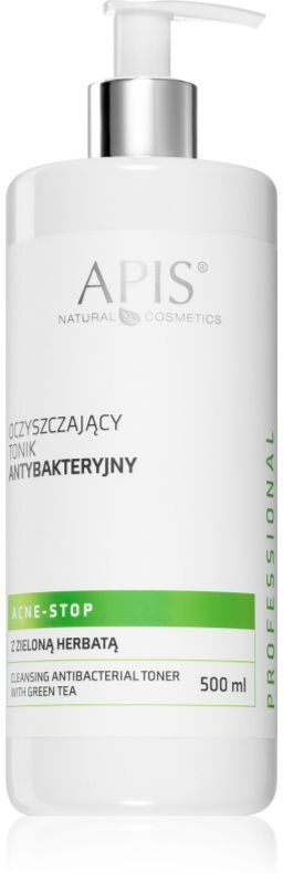 Apis Natural Cosmetics Acne-Stop Home TerApis beruhigendes Reinigungstonikum für fettige und problematische Haut 500 ml