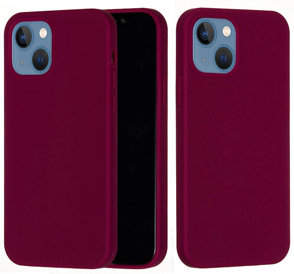INCOVER iPhone 15 Liquid Silikone Bagside Cover - Vinrød