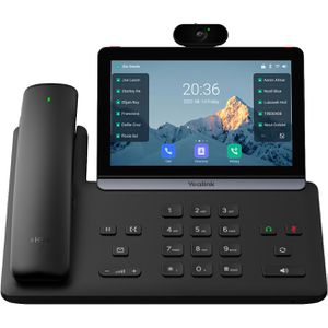 Yealink SIP-T88V Pro Telefon, schwarz, schnurlos, Touchscreen, WLAN, Bluetooth