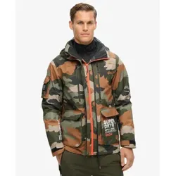 Superdry für Herren. MS110178A Ultimate Rescue Jacke grün (XL), Lässig, Sportlich, Camouflage, Schnee, Recyceltes Polyester, Nachhaltig