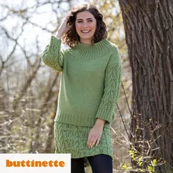 Strickanleitung – Pullover mit 7/8 Arm aus Woll Butt Innsbruck