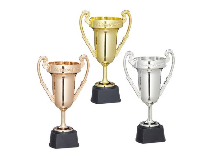 Relaxdays 12 x Pokal