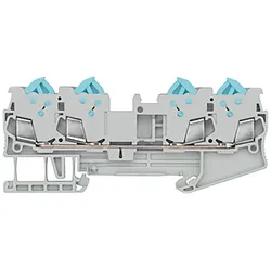 Siemens 8WH30040AE01 Durchgangsklemme mit Schnellanschluss, 4 Anschlussstellen  - 50 Stück