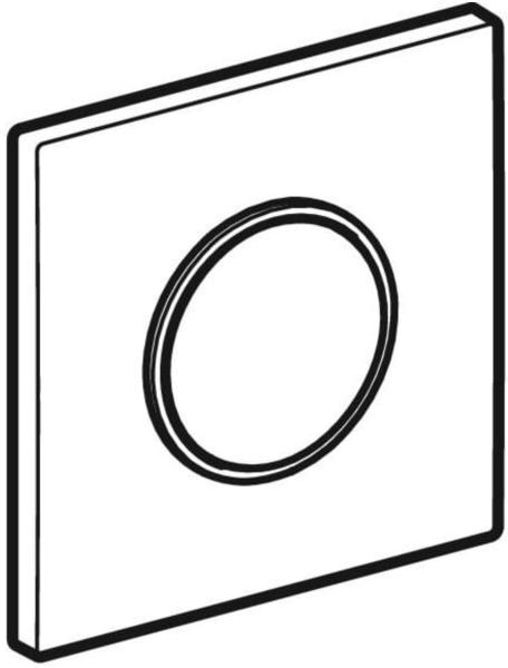 Geberit BetPl. HyTouch UR Sigma10 241915KH1 für UR- Strg. ab 2009, hgl. -verchromt