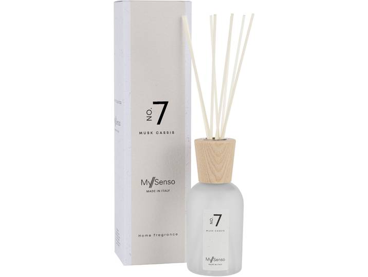 Raumduft MySenso transparent, natur 240 ml - Material: Glas, Holz