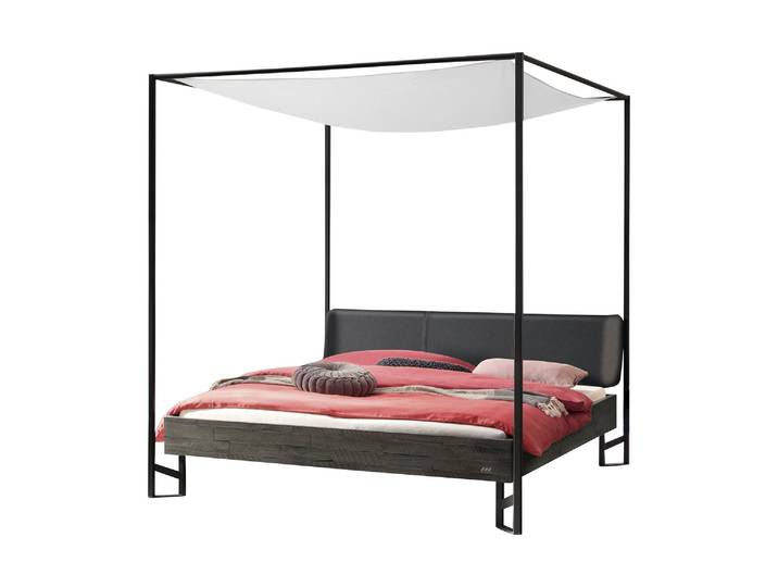 Hasena Bogina Himmelbett Akazie Vintage Metall Anthrazit