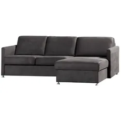 Schlafsofa Cleo Stoff Grau Dunkelgrau