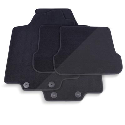 Thomatex Textil Fußmatten-Set Samtvelours VW Golf 4 Cabrio, schwarz [Hersteller-Nr. 9506] für VW