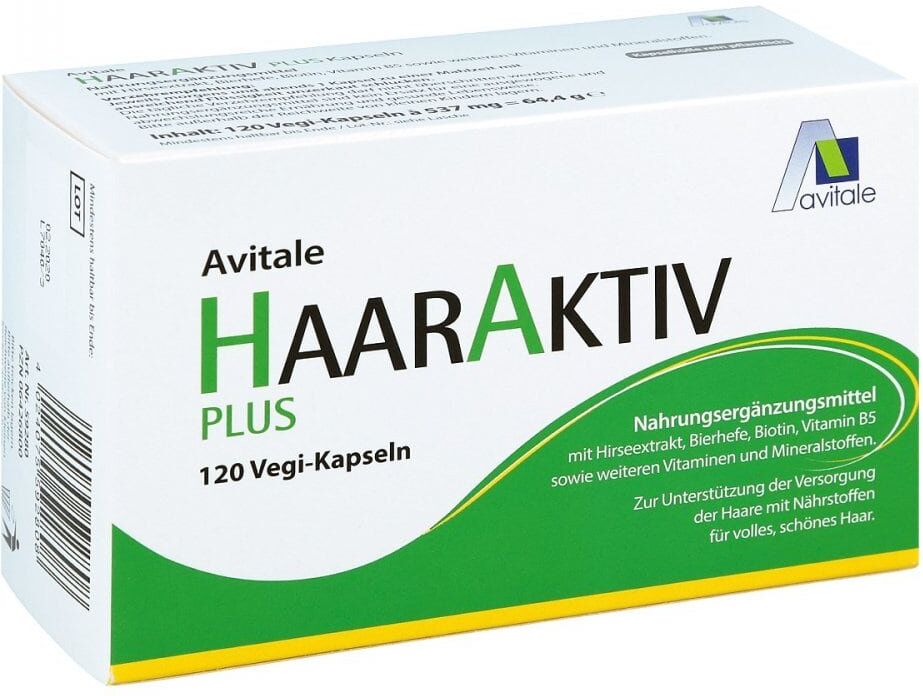 Avitale Haaraktiv Plus Vegi Kapseln 120stk