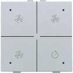 Niko Züblin 121-52054 Belüftungssteuerung mit LED für Niko Home Control, sterling coated 12152054