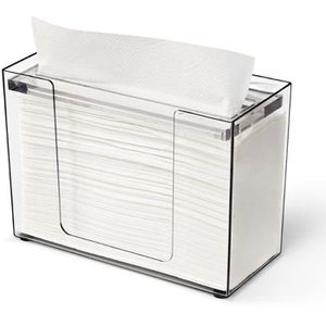 Katrin Handtuchspender Tischspender, für 160 Falthandtücher, Kunststoff, transparent
