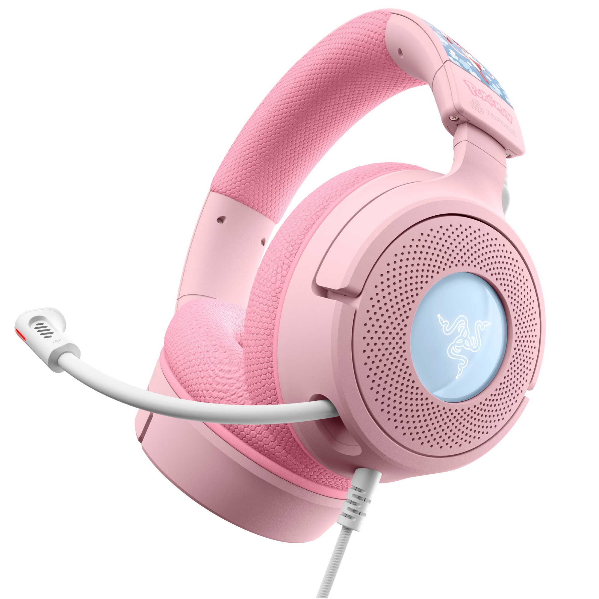 Razer Kraken V4 X - Sylveon Edition kabelgebundenes Gaming-Headset mit 7.1 Surround Sound, USB-C, Chroma RGB