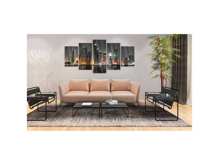 Bild Desertic City Acrylglas Multicolor 200 x 100cm