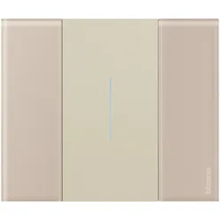 BTicino KA4802DM LivingNow Abdeckrahmen 2-modulig in der Farbausführung Aura