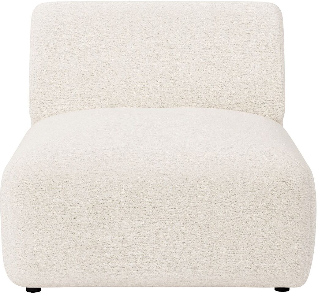 Unique Sillón clásico en tela bouclé blanco de Maison Céphy - POGNI