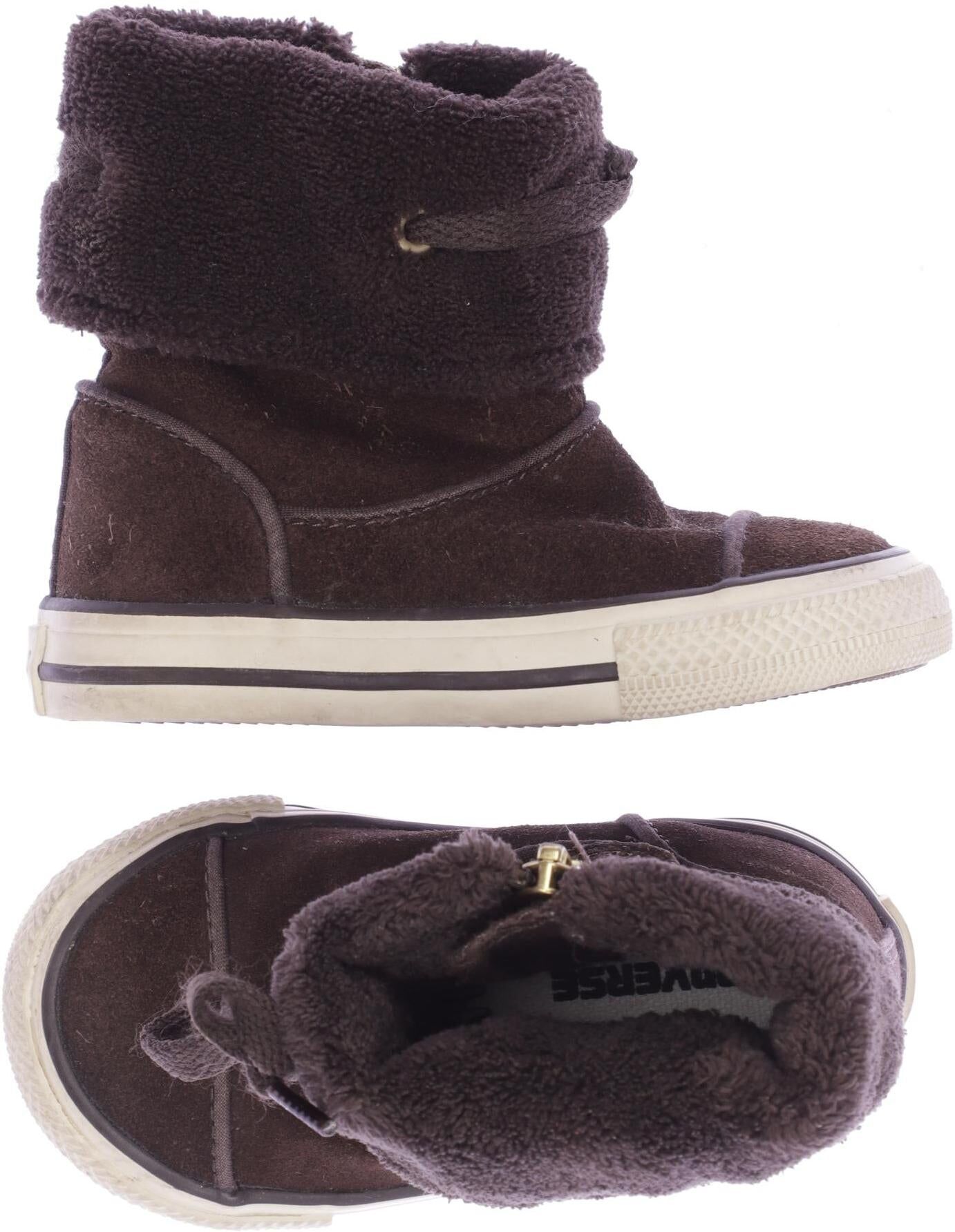 Converse Mädchen Kinderschuh, Braun, Gr. EU 21, Leder - Second Hand