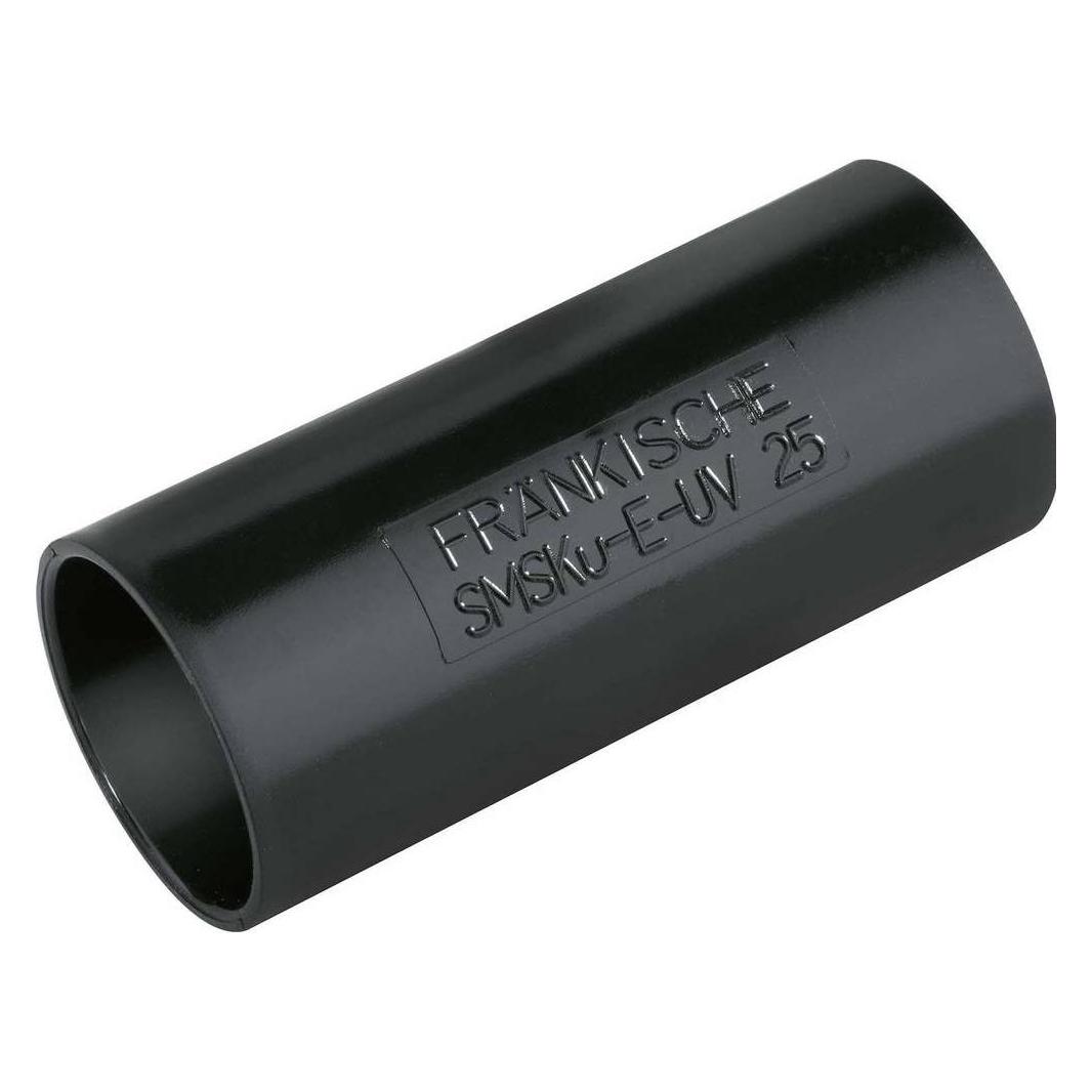 Fränkische Rohrwerke FRA SMSKu-E-UV 40 schwarz Kunststoff-Steckmuffe, schwarz, UV (22551040)