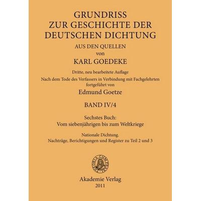 Sechstes Buch: Vom siebenjährigen bis zum Weltkriege, Gebundene Ausgabe von , De Gruyter, 978-3-05-005222-9