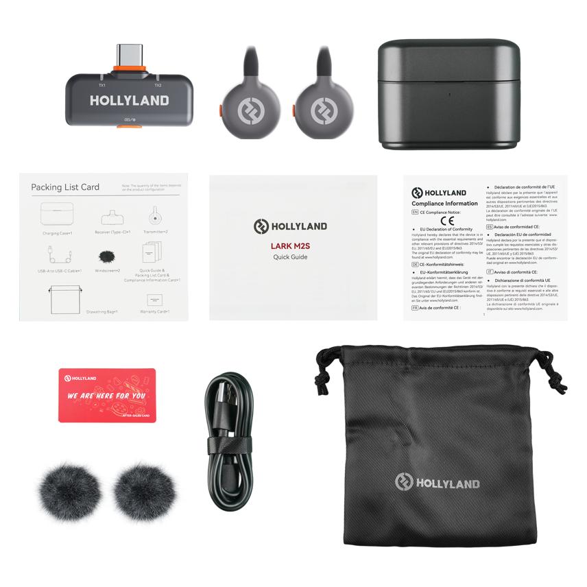 Hollyland Lark M2S With USB-C plug (20L-ARK.M2S-USBC)