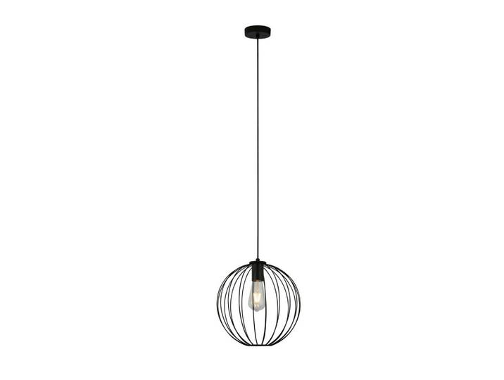 Hängeleuchte Rondo, Schwarz, Metall, 120 cm, Europäischer Sicherheitsstandard, höhenverstellbar, Lampen & Leuchten, Innenbeleuchtung, Hängeleuchten, Pendelleuchten