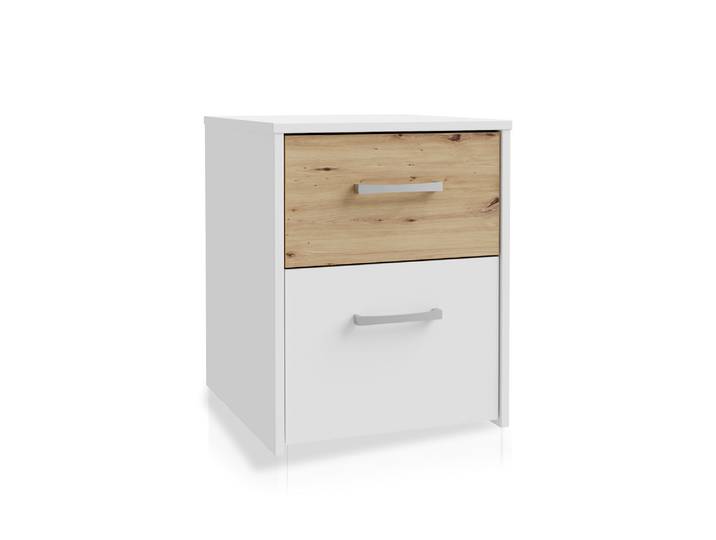 CARLITO Nachtkommode, Material Dekorspanplatte, Artisan