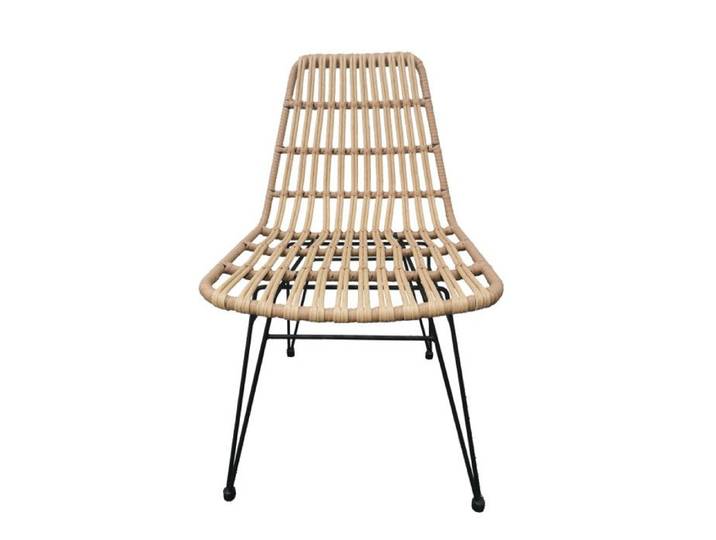 Chaise LUCKY - Naturel - Lot de 4 - Madrid Mobiliario