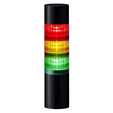 RS PRO LED Signalturm 3-stufig Linse Gelb, Grün, R (145717)
