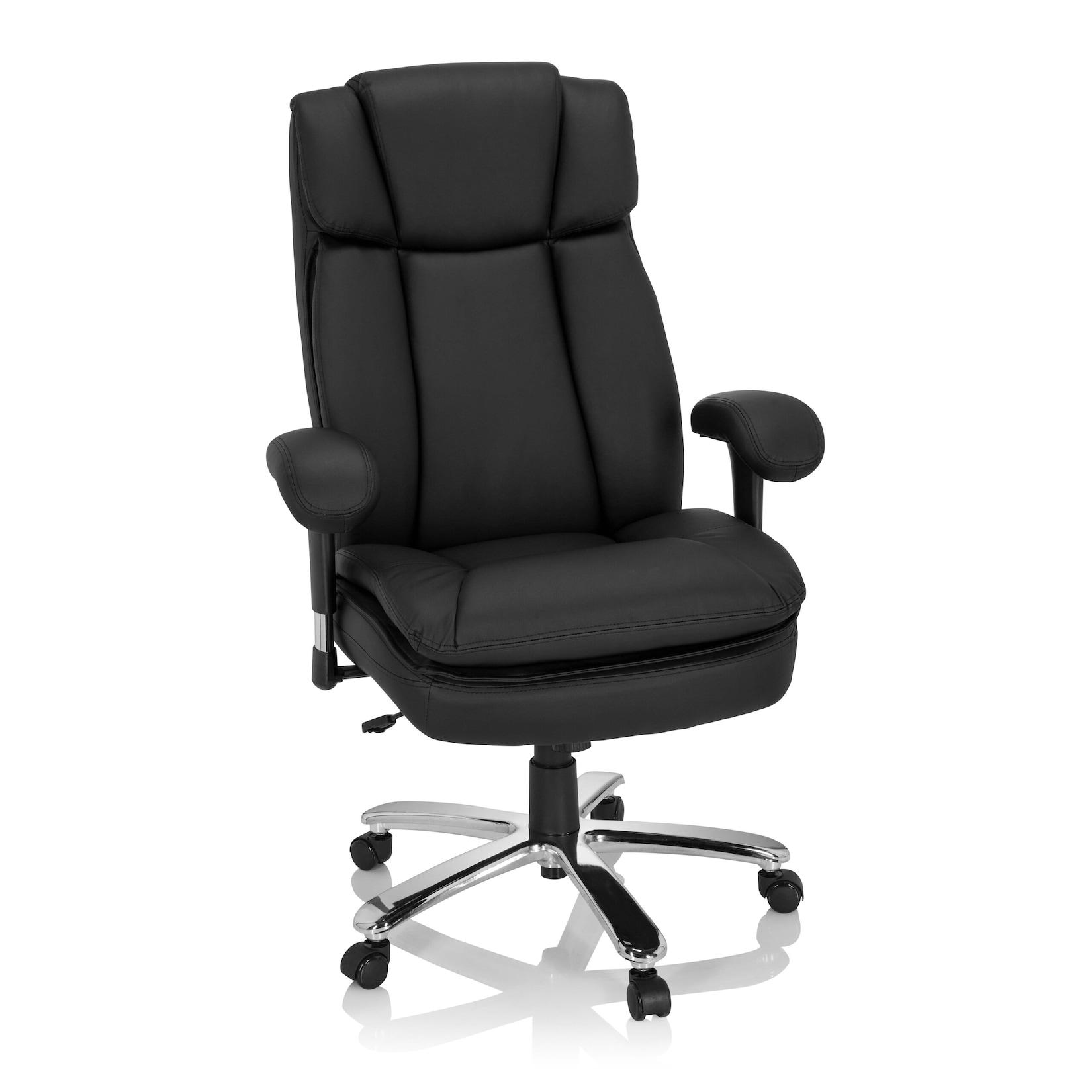 hjh OFFICE XXL Drehstuhl BUILDER XXL I Kunstleder mit Armlehnen (höhenverstellbar)