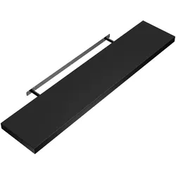 Casaria Casaria Wandregal Schweberegal 50cm schwarz + Halterung