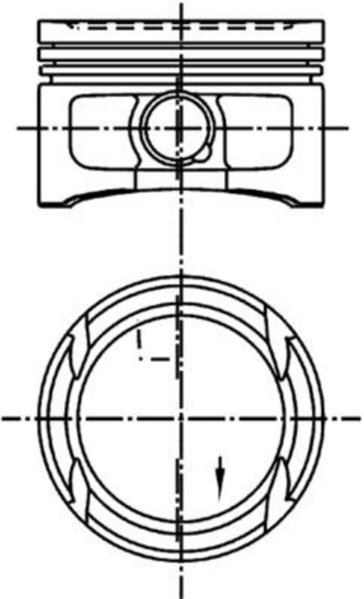 Kolben KOLBENSCHMIDT 99562600