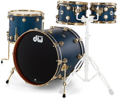 "DW Satin Oil 22"" Regal Blue Gold Satin Regal Blue"
