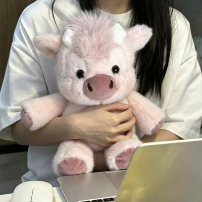 JoyToys "Soft Pig Stuffed Animal Plush Pillow 17.7"" Cute Running Pig Plush Toy For Kids & Cozy Gifts b"