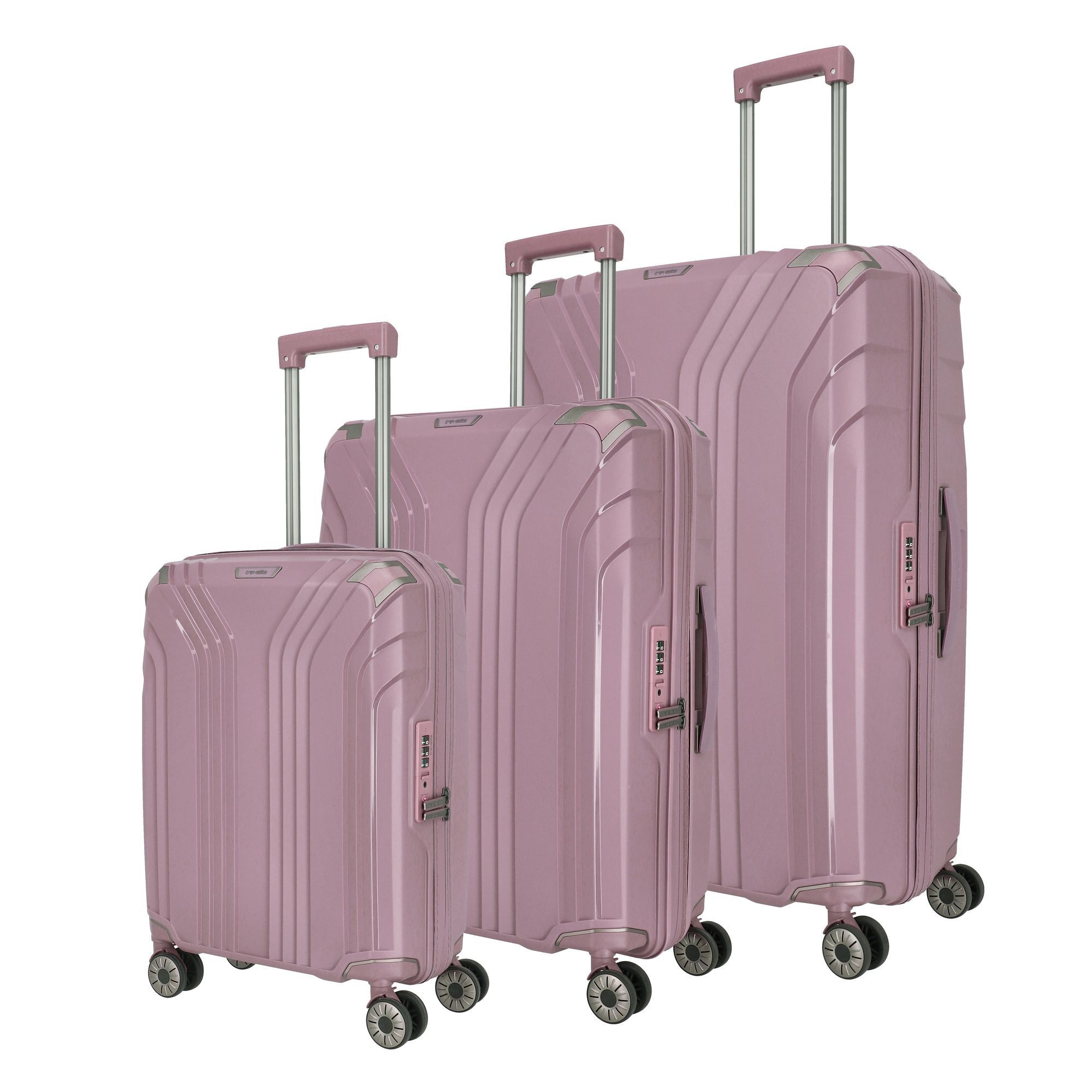Travelite Trolley ELVAA Koffer Rosa 076340-13