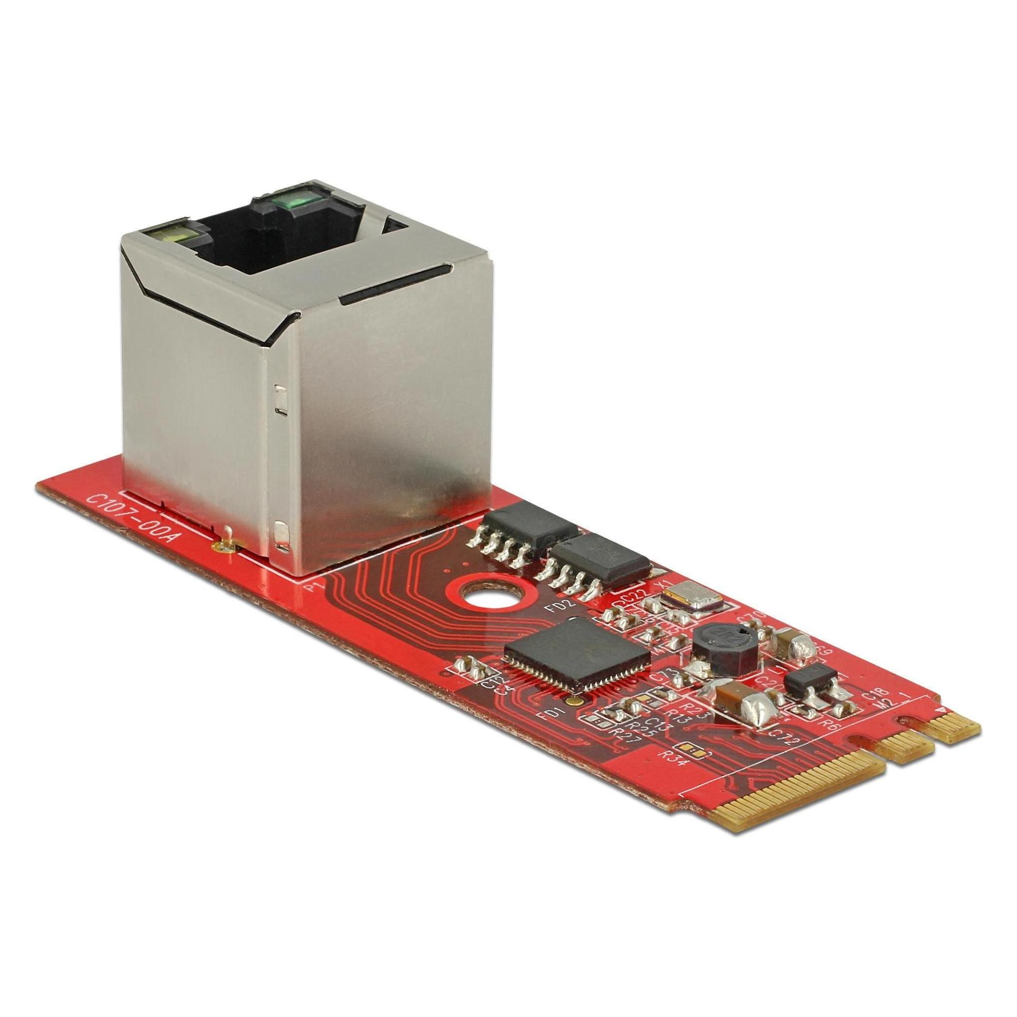 Delock M.2 Key A+E Netzwerkkarte, 1Gbps (M.2 A Key, M.2 E Key) (62949)