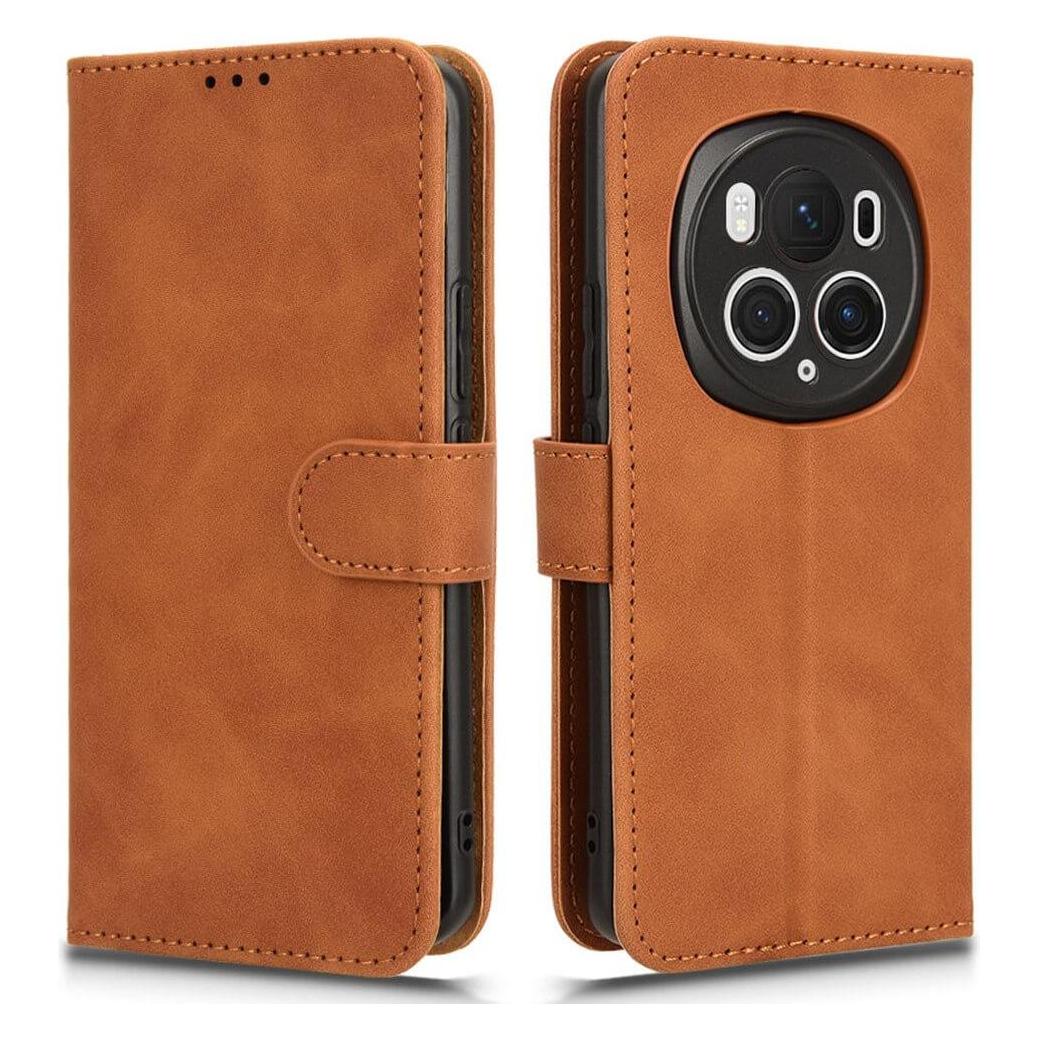 Cover-Discount Honor Magic6 Pro - Leder Etui Hülle braun (Honor Magic6 Pro) (660179663E)